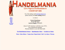 Tablet Screenshot of handelmania.com